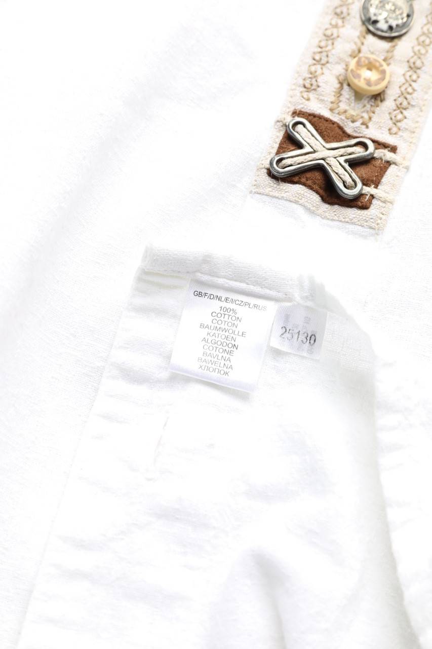 Carou OS Trachten Trachten-Hemd Mit Logo-Knöpfen