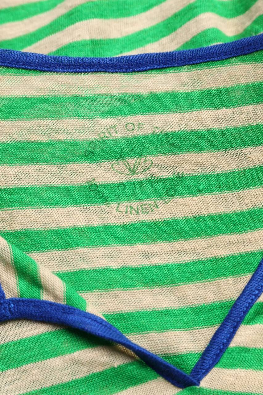Carou Ouí Kurzarm-Shirt Aus Leinen
