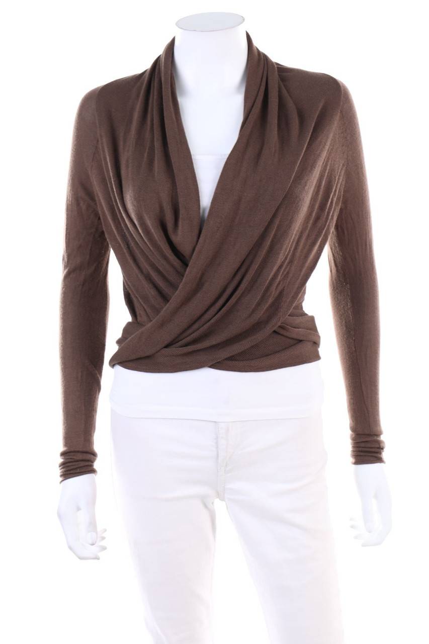 Carou ouí Strick-Bolero in Wickel-Optik