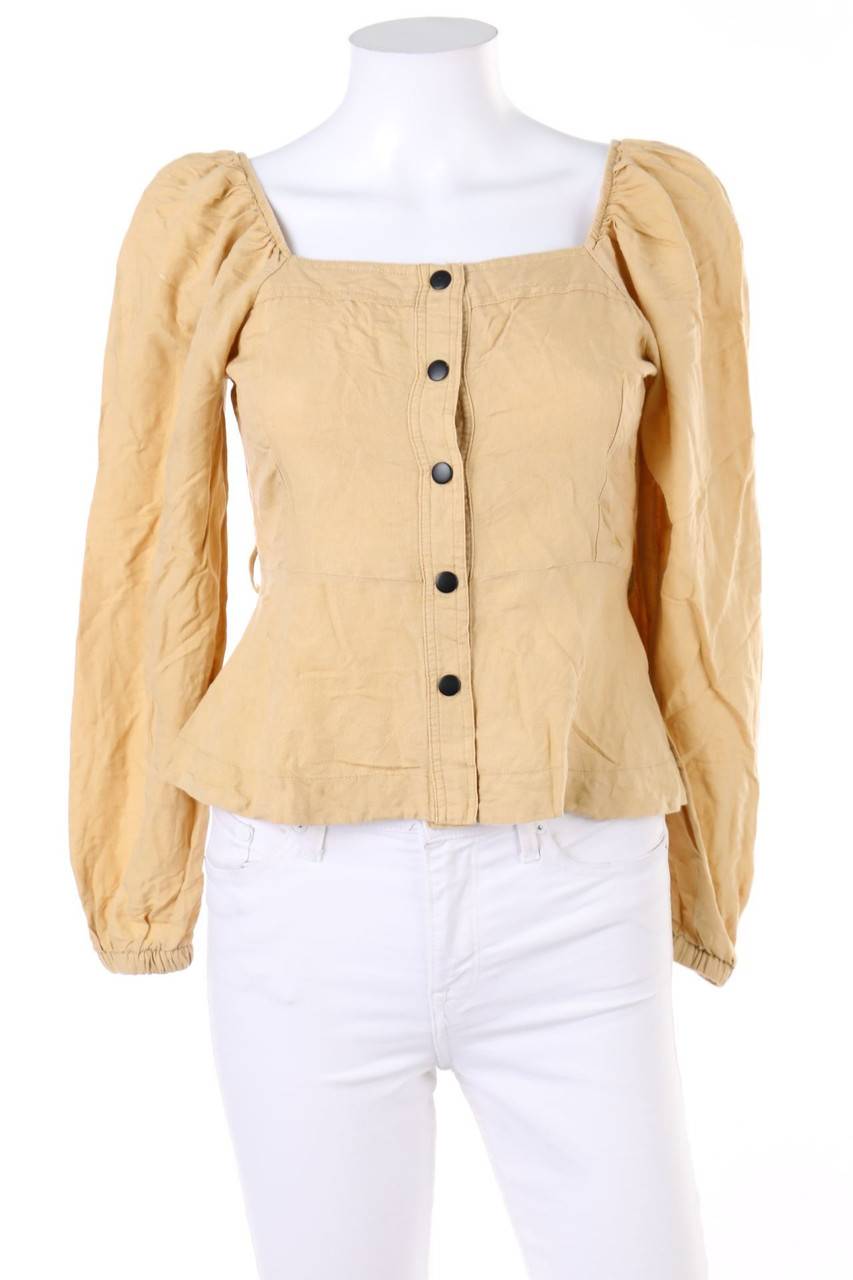 Carou OYSHO Bluse aus Leinen-Mix