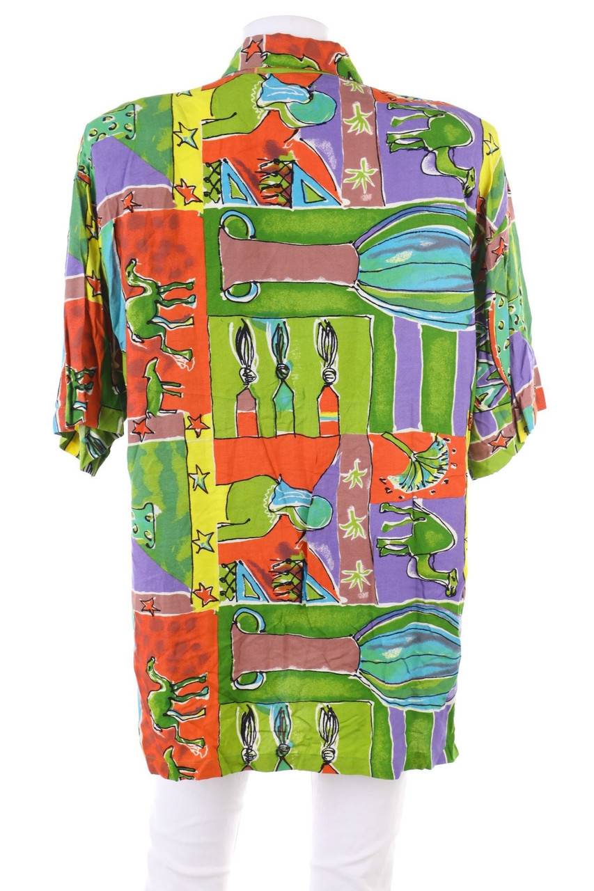 Carou PACIFIC LINE Hemd-Bluse Mit Kurzem Ärmel