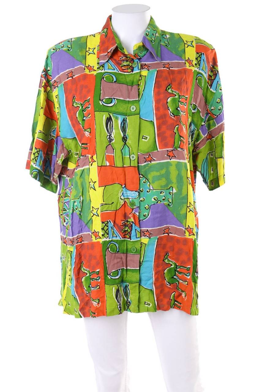 Carou PACIFIC LINE Hemd-Bluse mit kurzem Ärmel