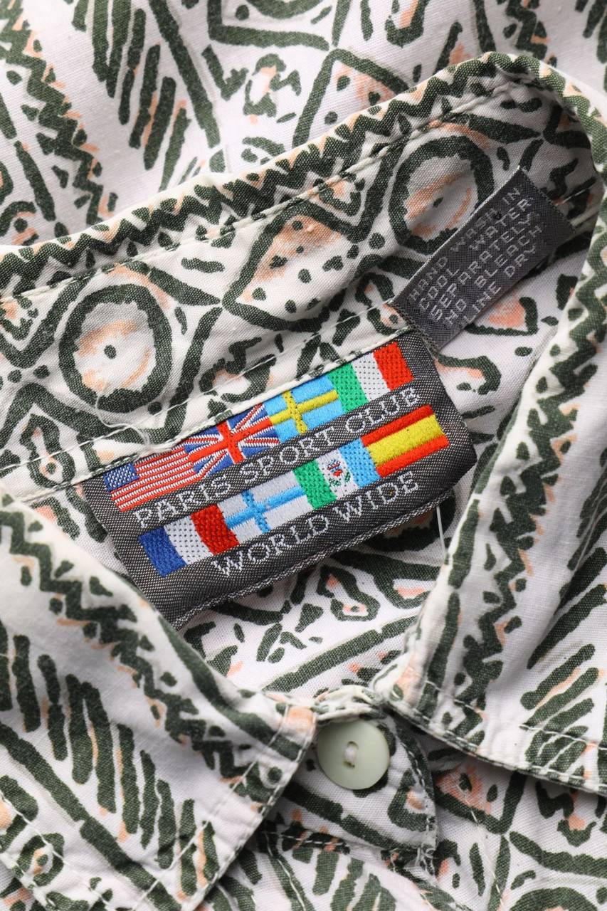 Carou PARIS SPORT CLUB Kurzarm-Bluse Mit Print