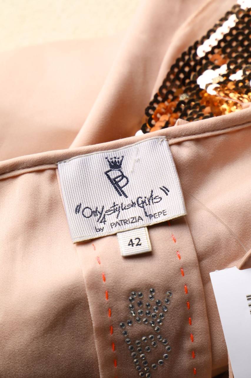 Carou PATRIZIA PEPE Ballon-Kleid Mit Pailletten