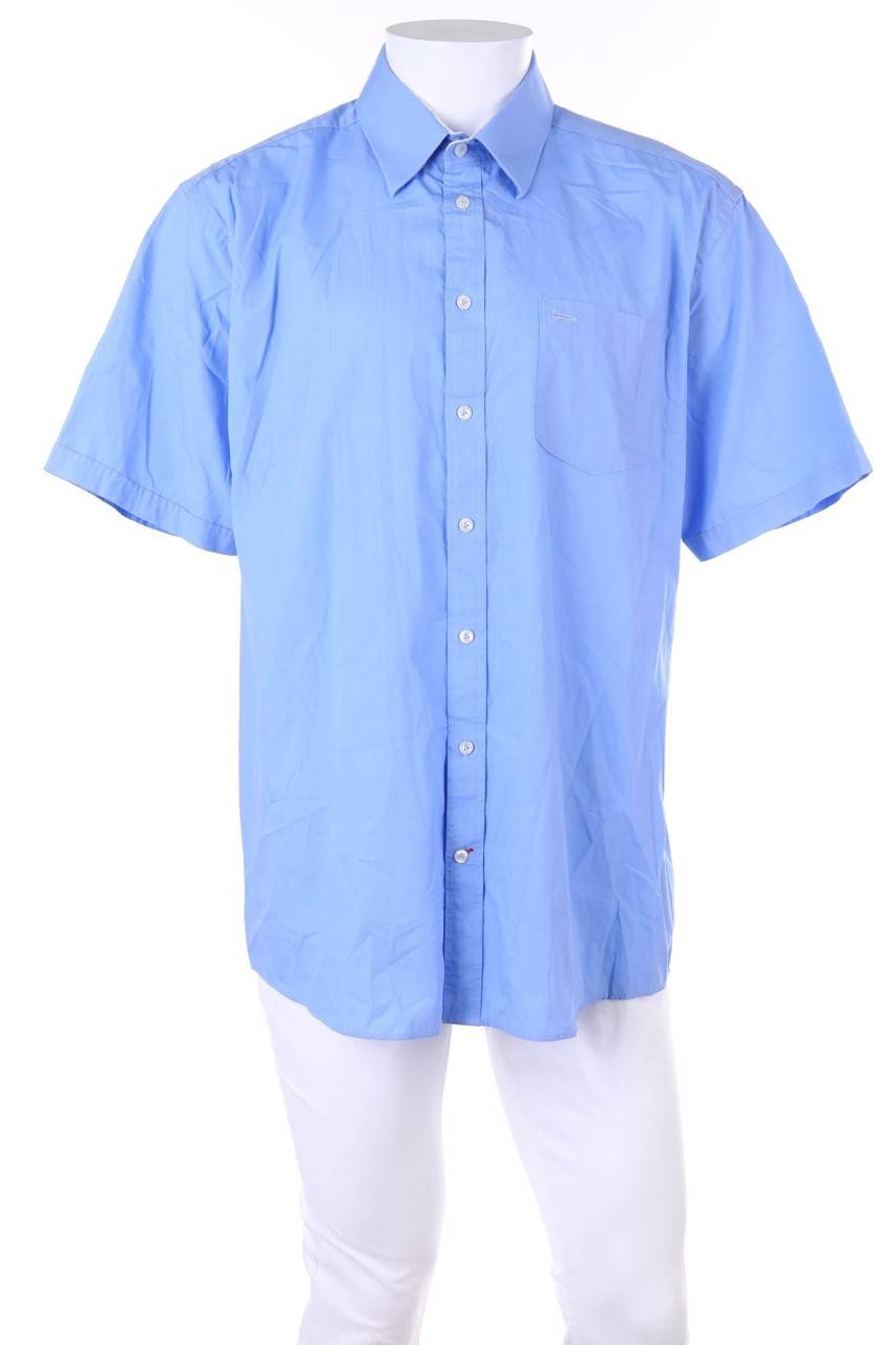 Carou Paul R. Smith Kurzarm-Hemd mit Logo-Stickerei