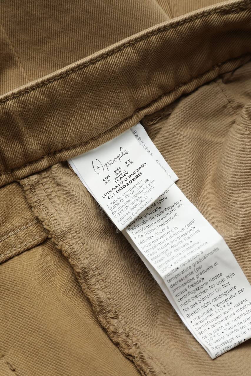 Carou (+)people Chino-Hose Mit Logo-Print