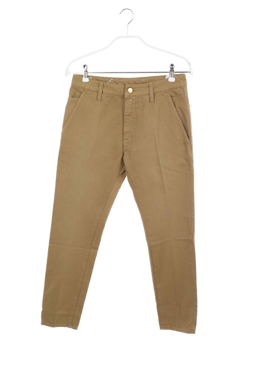 Carou (+)people Chino-Hose mit Logo-Print
