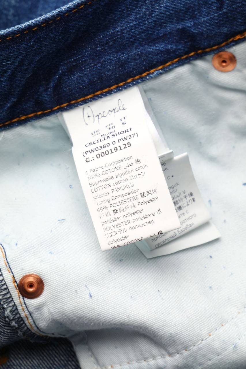 Carou (+)people Destroyed Jeans-Shorts