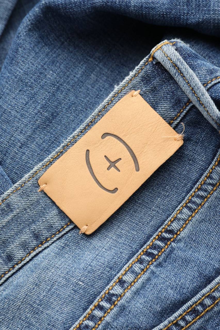 Carou (+)people Distressed Bootcut-Jeans