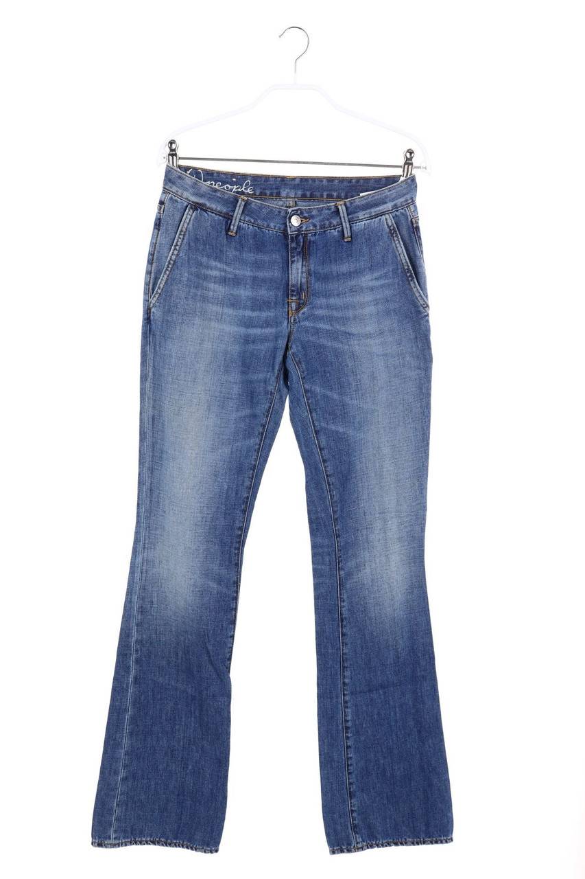 Carou (+)people Distressed Bootcut-Jeans