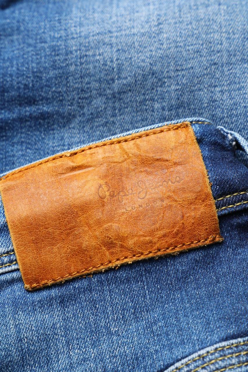 Carou Pepe Jeans Distressed Jeans Mit Logo-Patch