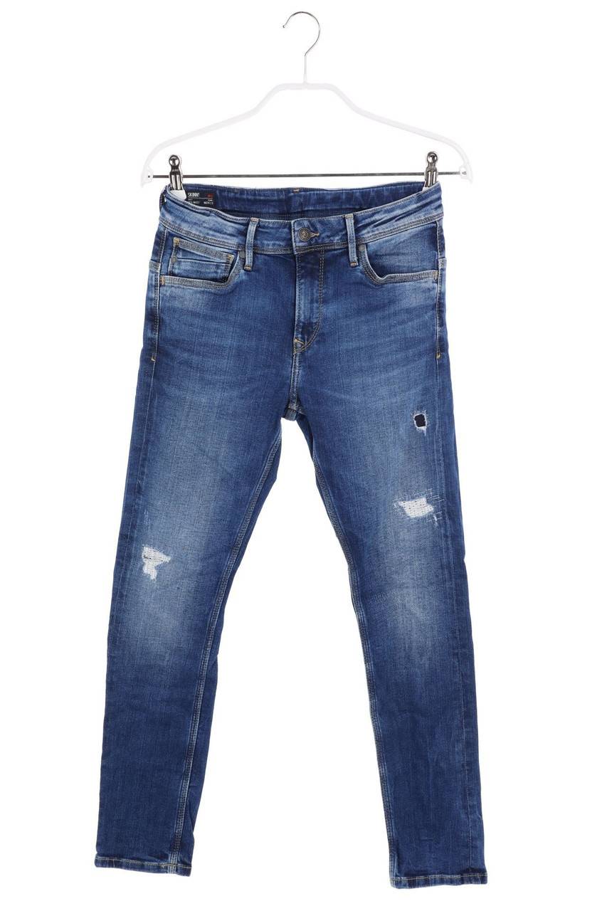 Carou Pepe Jeans distressed Jeans mit Logo-Patch