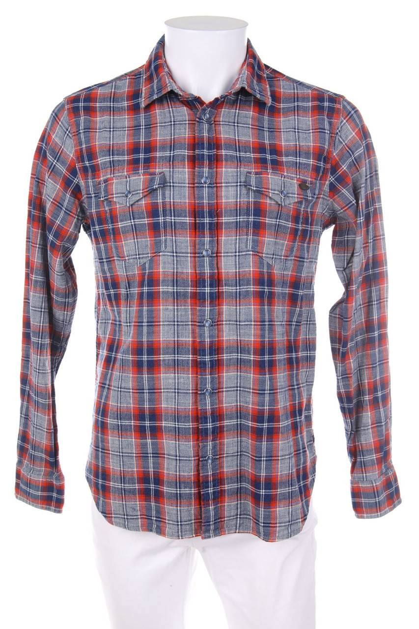 Carou Pepe Jeans kariertes Hemd aus Baumwolle