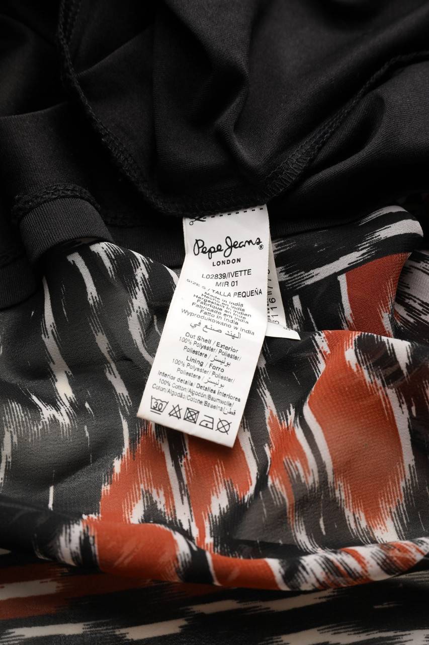 Carou Pepe Jeans Maxi-Kleid Mit Ethno-Print