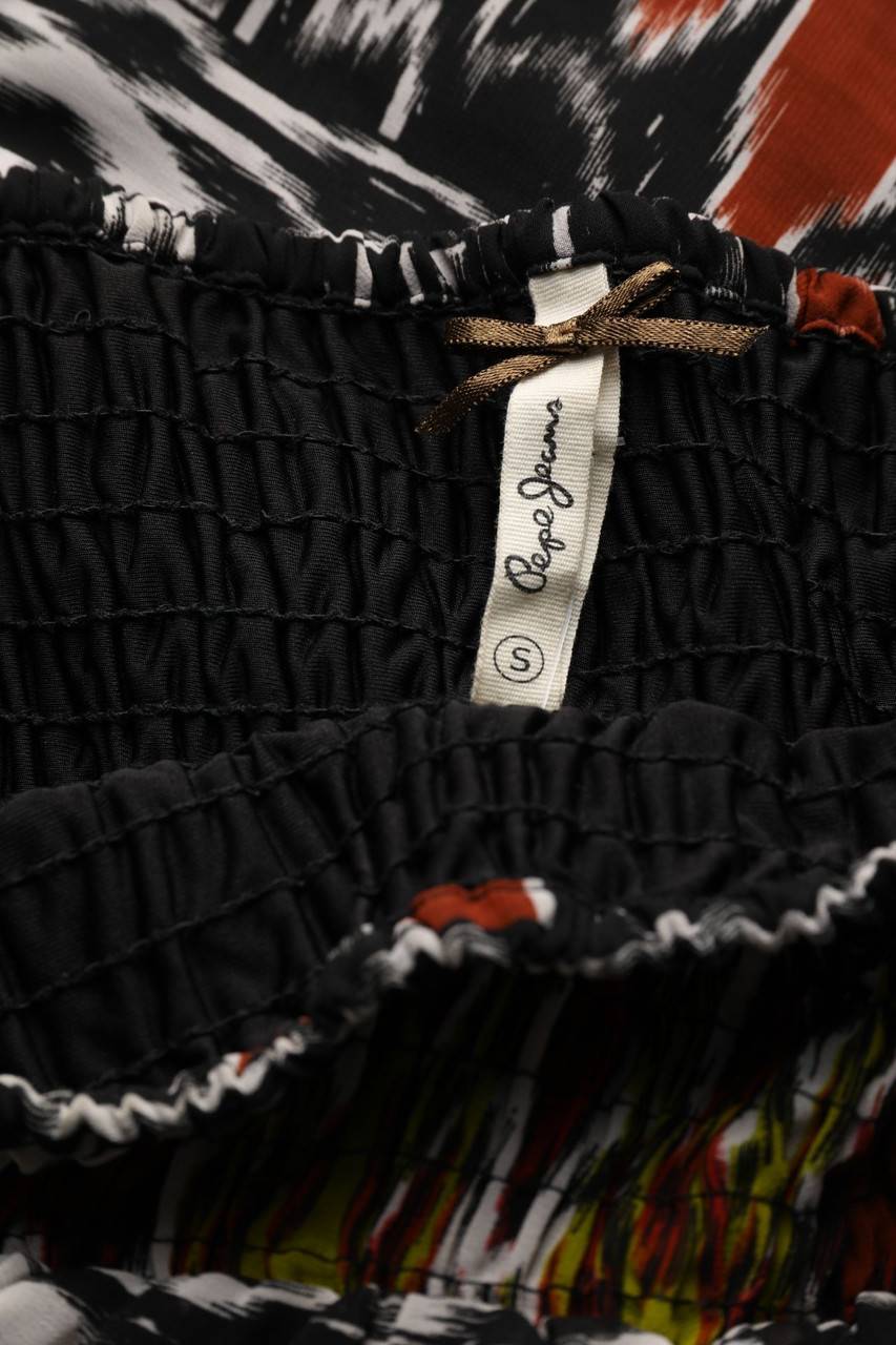 Carou Pepe Jeans Maxi-Kleid Mit Ethno-Print