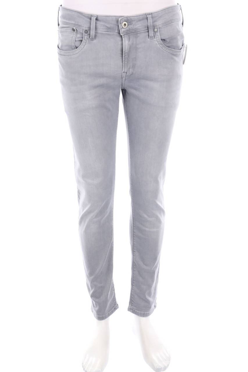 Carou Pepe Jeans Slim Jeans mit Logo-Patch