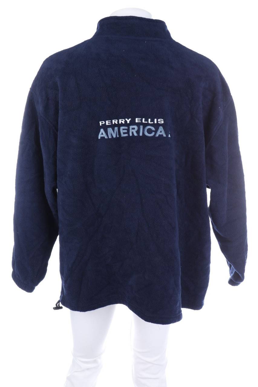 Carou PERRY ELLIS Vintage-Troyer-Fleece-Pullover