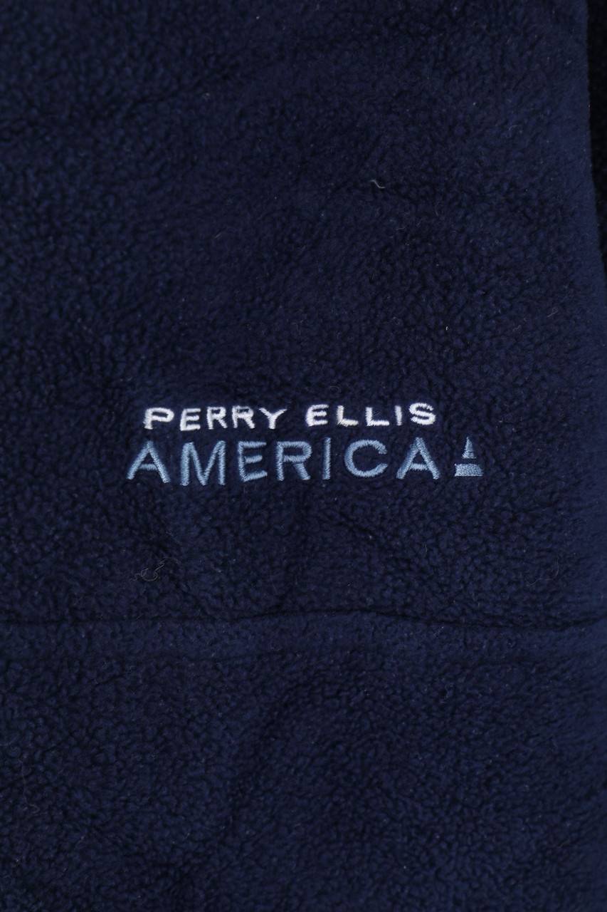 Carou PERRY ELLIS Vintage-Troyer-Fleece-Pullover