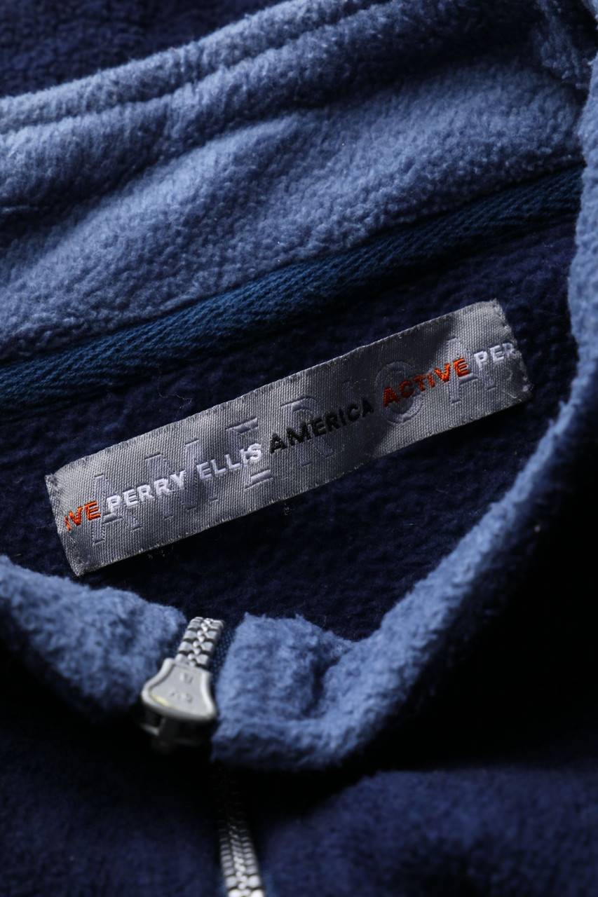 Carou PERRY ELLIS Vintage-Troyer-Fleece-Pullover