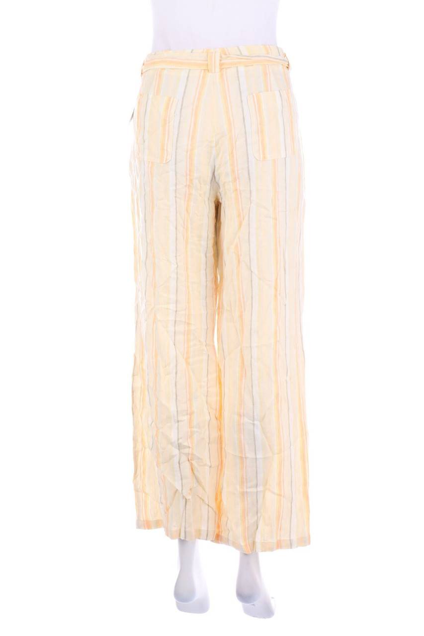 Carou Peter Hahn Leinenhose Mit Streifen
