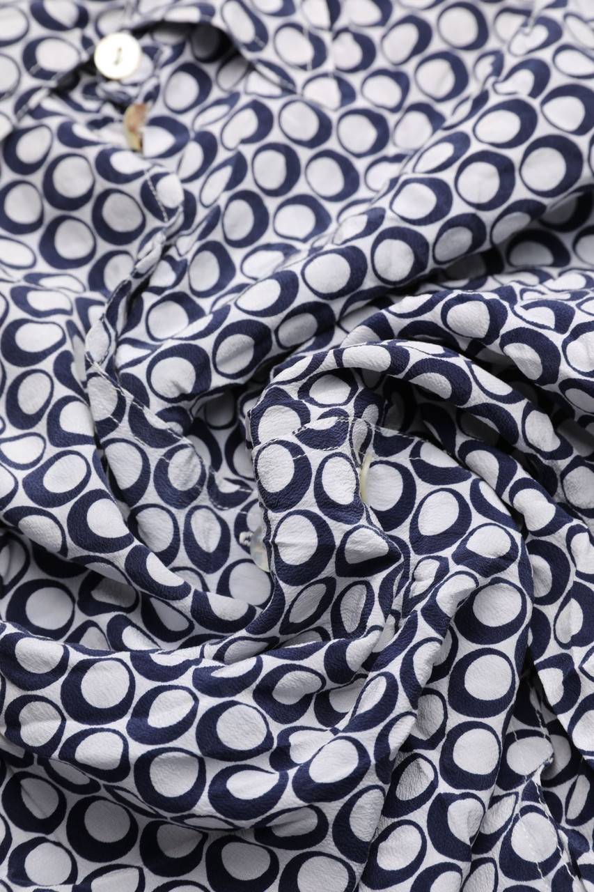 Carou Peter Hahn Print-Bluse Aus Seide