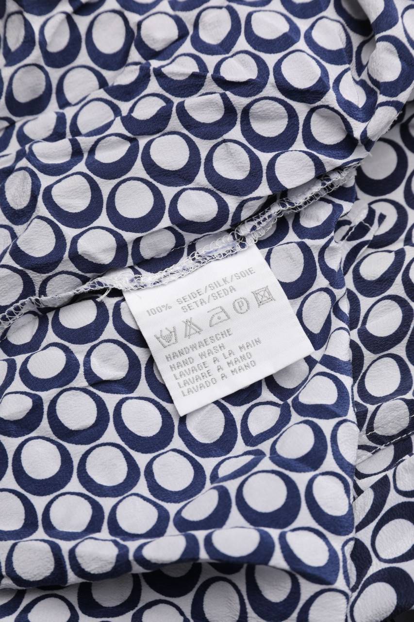 Carou Peter Hahn Print-Bluse Aus Seide