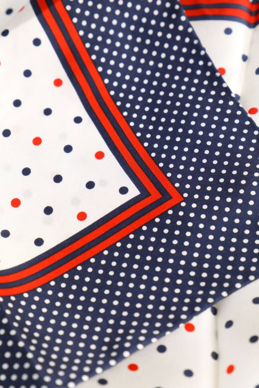 Carou Peter Hahn Seidentuch Mit Punkten