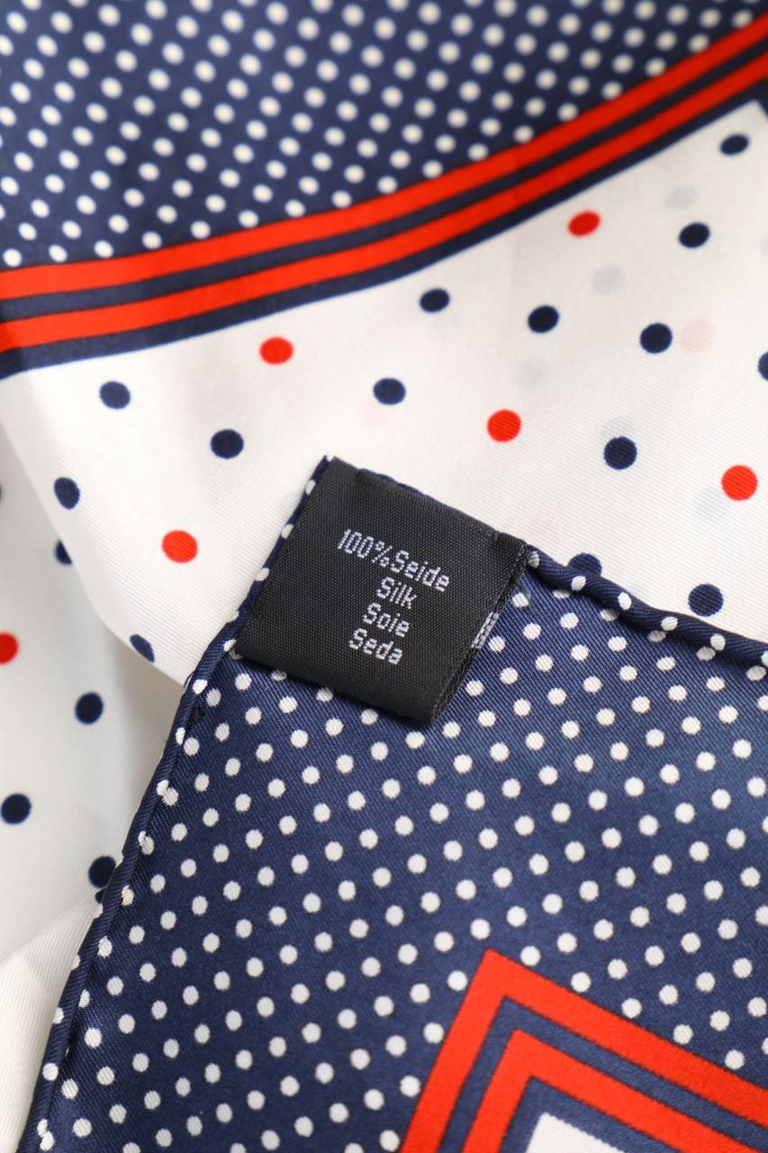 Carou Peter Hahn Seidentuch Mit Punkten
