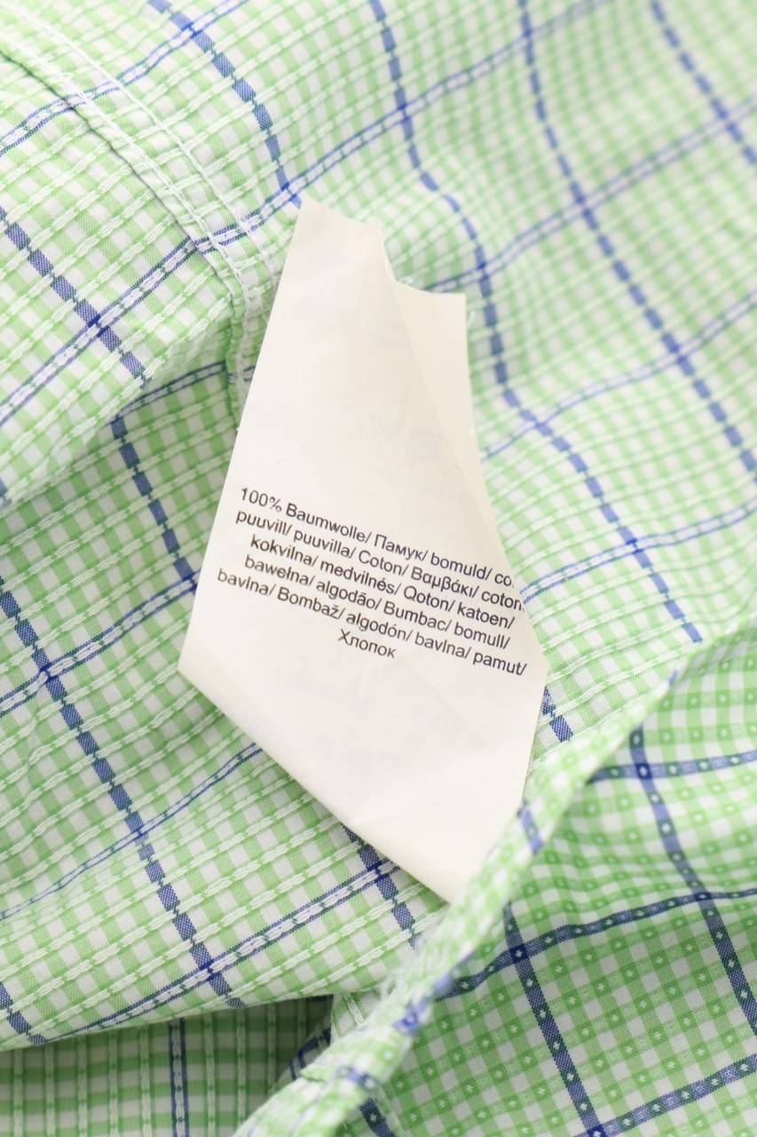 Carou Pierre Cardin Kurzarm-Hemd Mit Karo-Muster