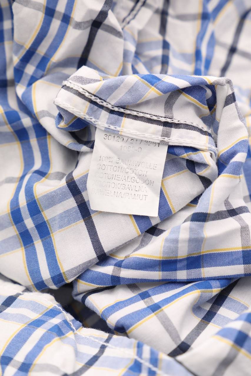 Carou Pierre Cardin Kurzarm-Hemd Mit Karo-Muster