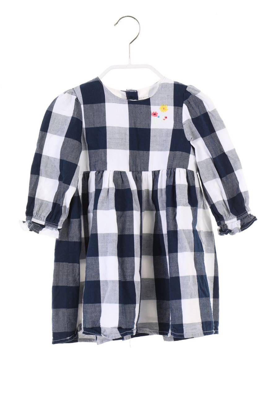 Carou PRIMARK Karo-Kleid mit Stickereien