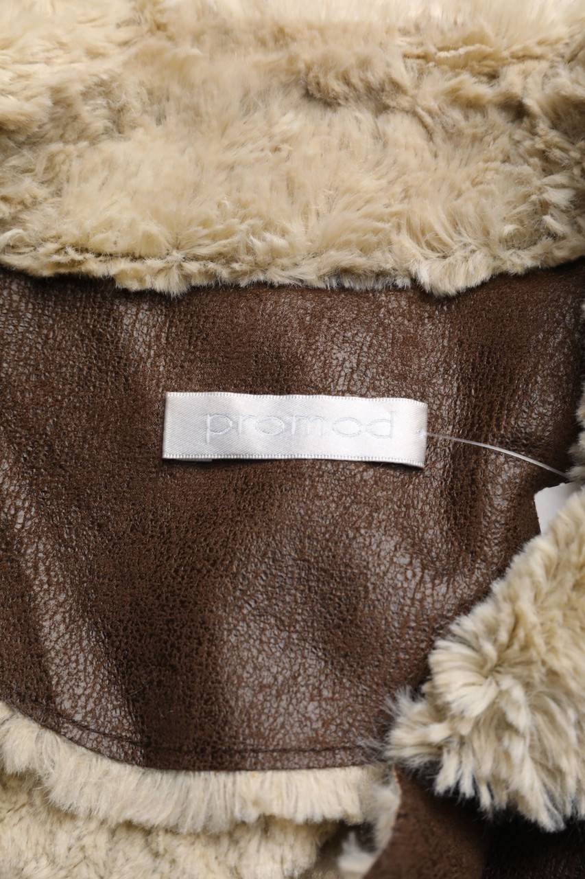 Carou Promod Faux Shearling-Weste