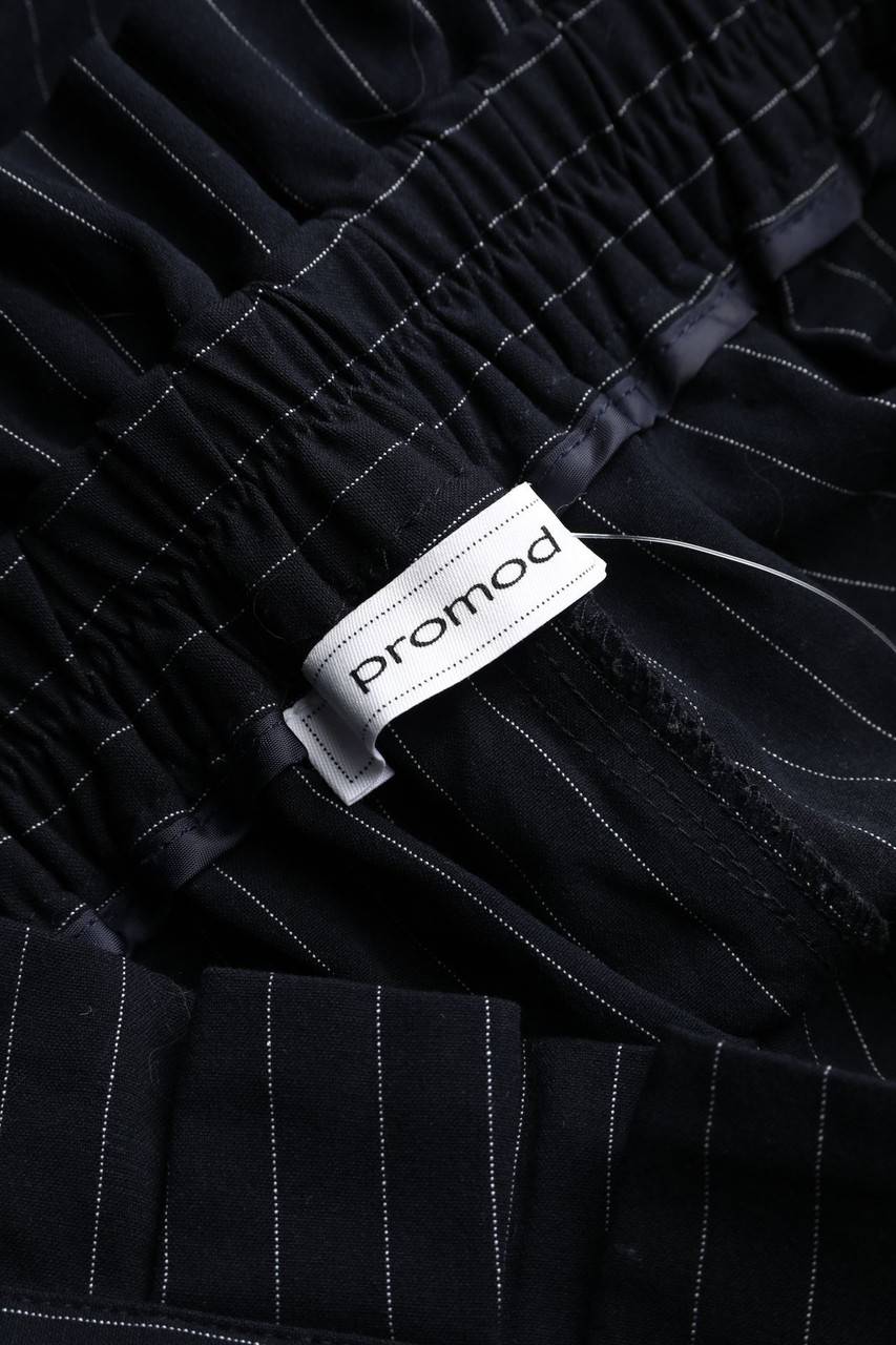 Carou Promod Paperbag-Hose Mit Nadelstreifen