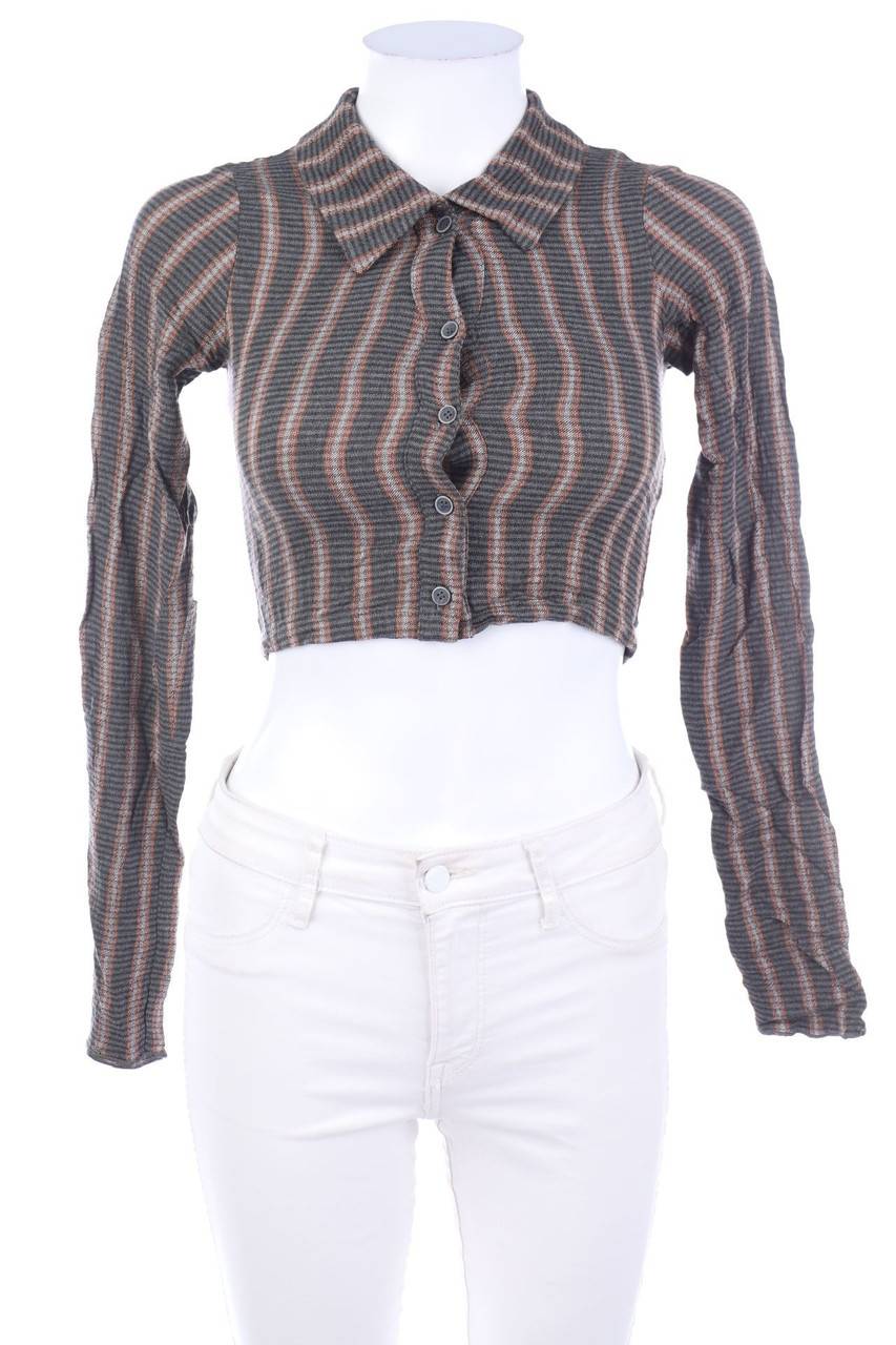 Carou PULL&BEAR Cropped-Hemd-Bluse