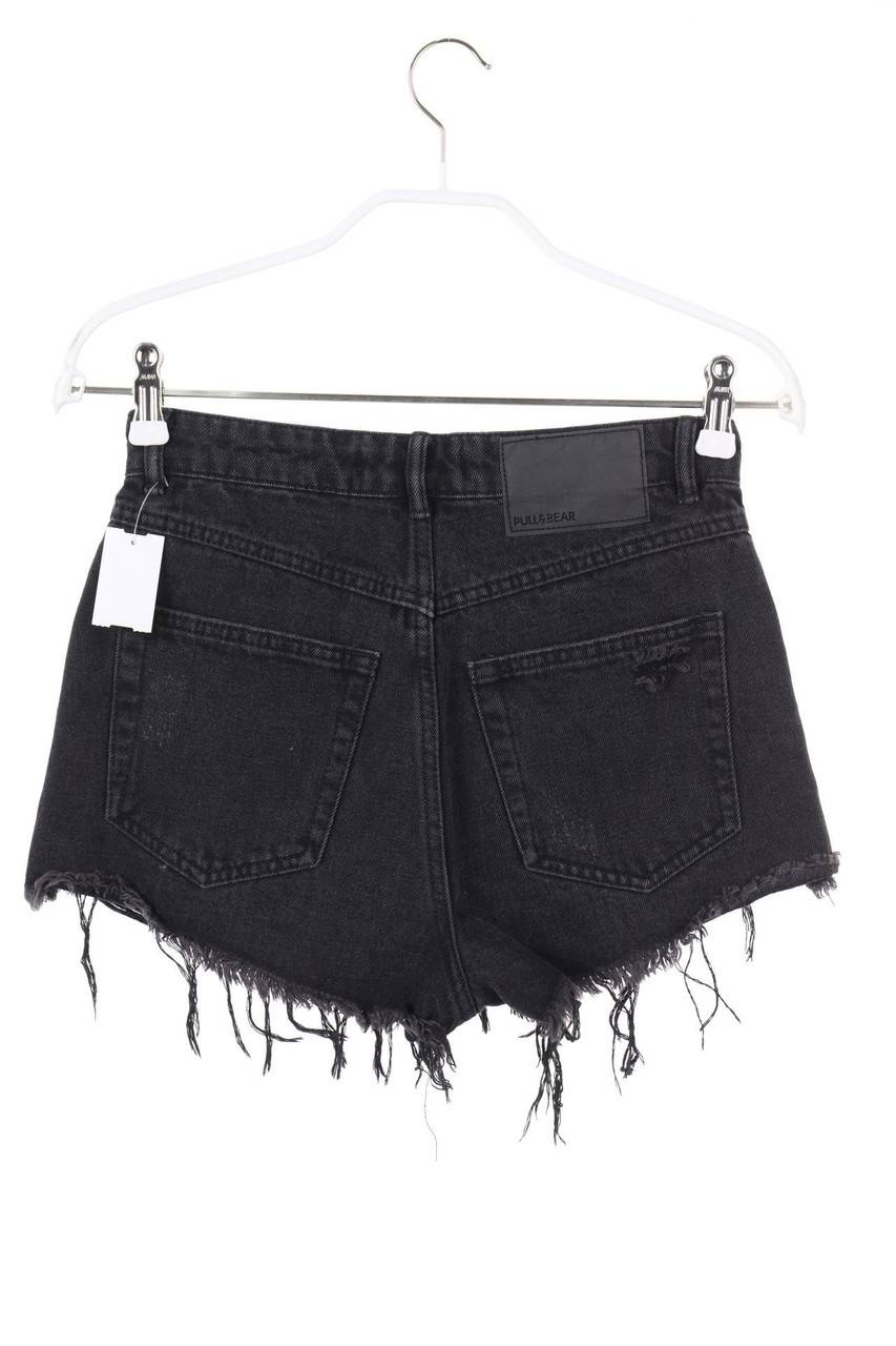 Carou PULL&BEAR Destroyed Jeans-Shorts Mit Nieten