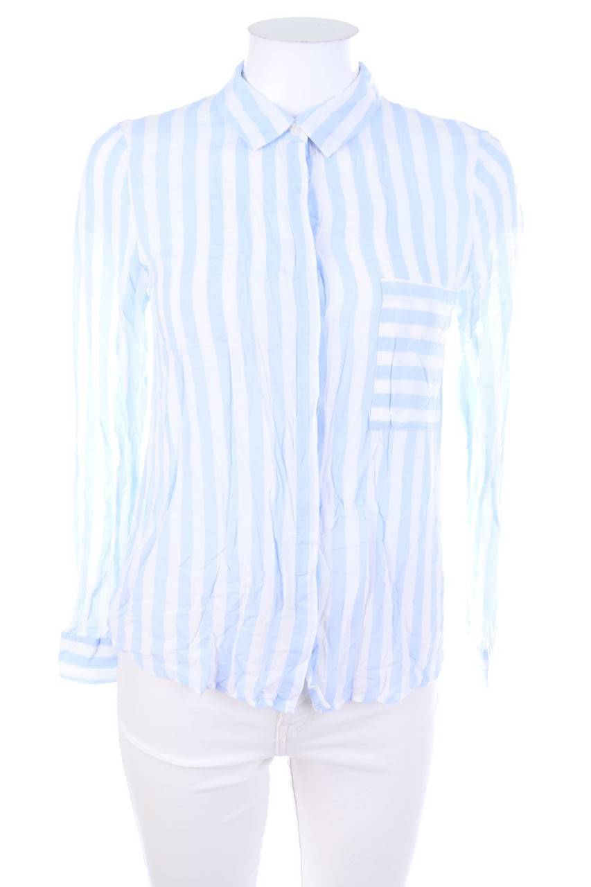Carou PULL&BEAR Hemd-Bluse mit Streifen