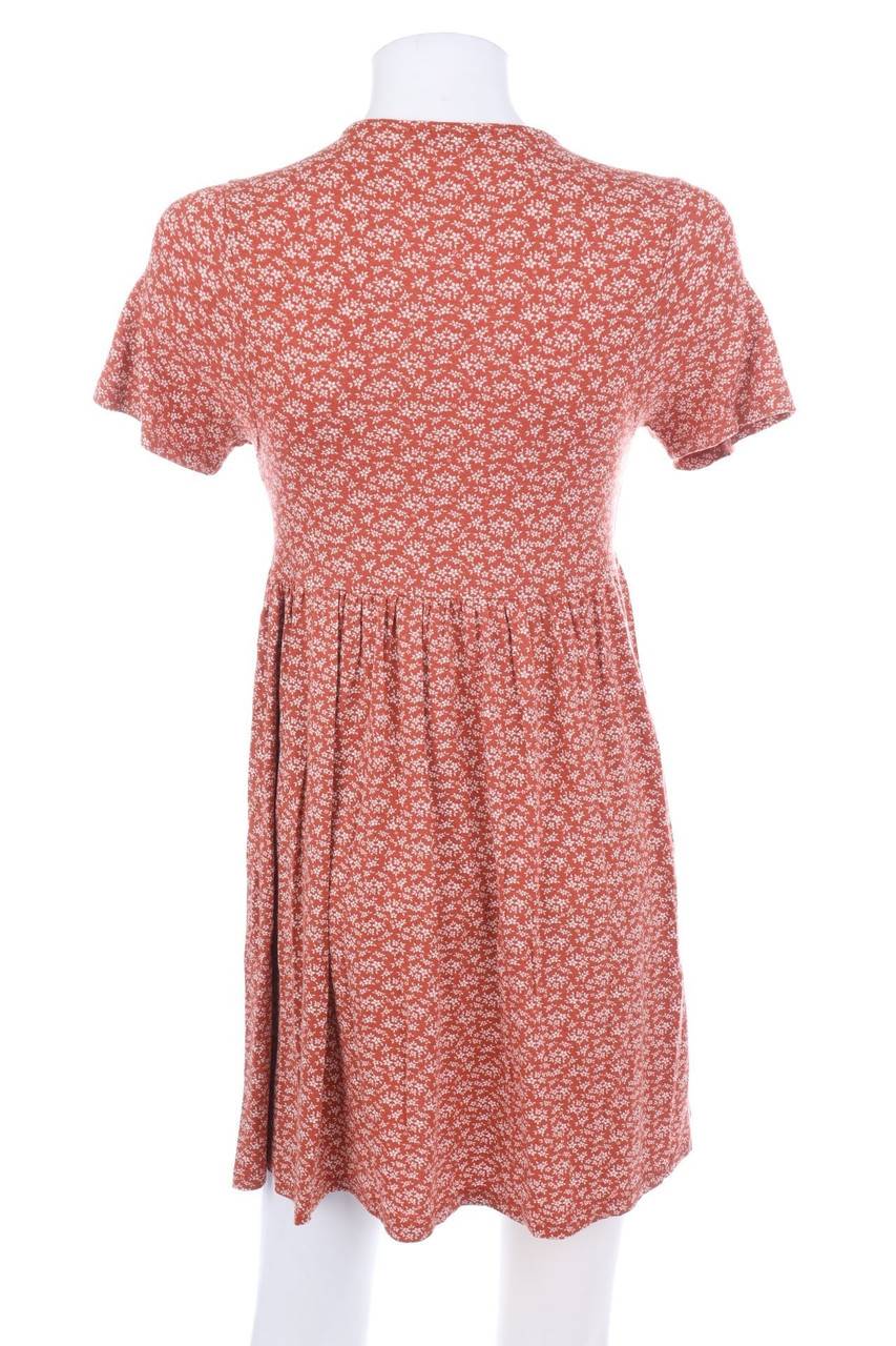 Carou PULL&BEAR Kurzarm-Kleid Mit Floralem Muster