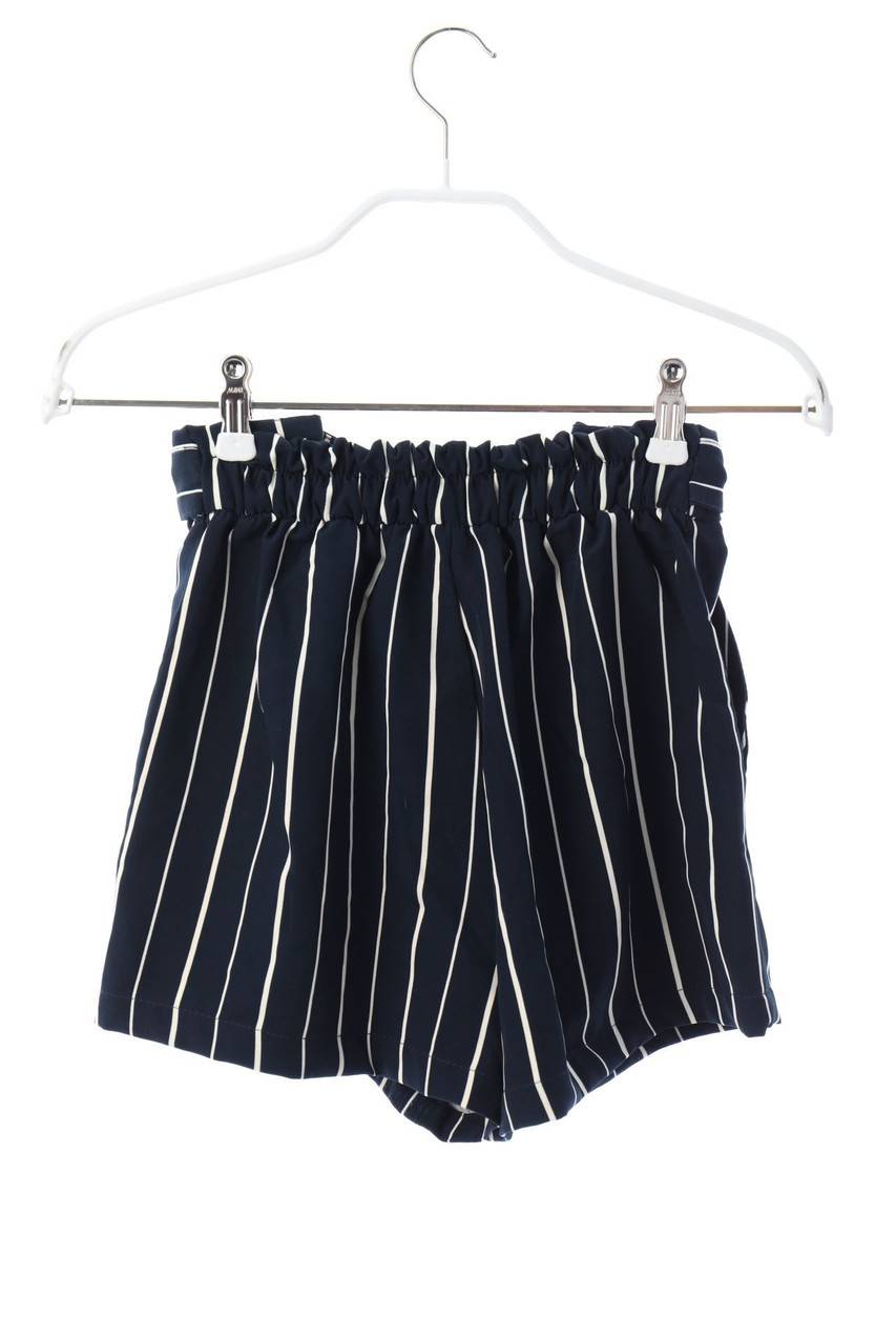 Carou PULL&BEAR Paperbag-Hotpants Mit Streifen