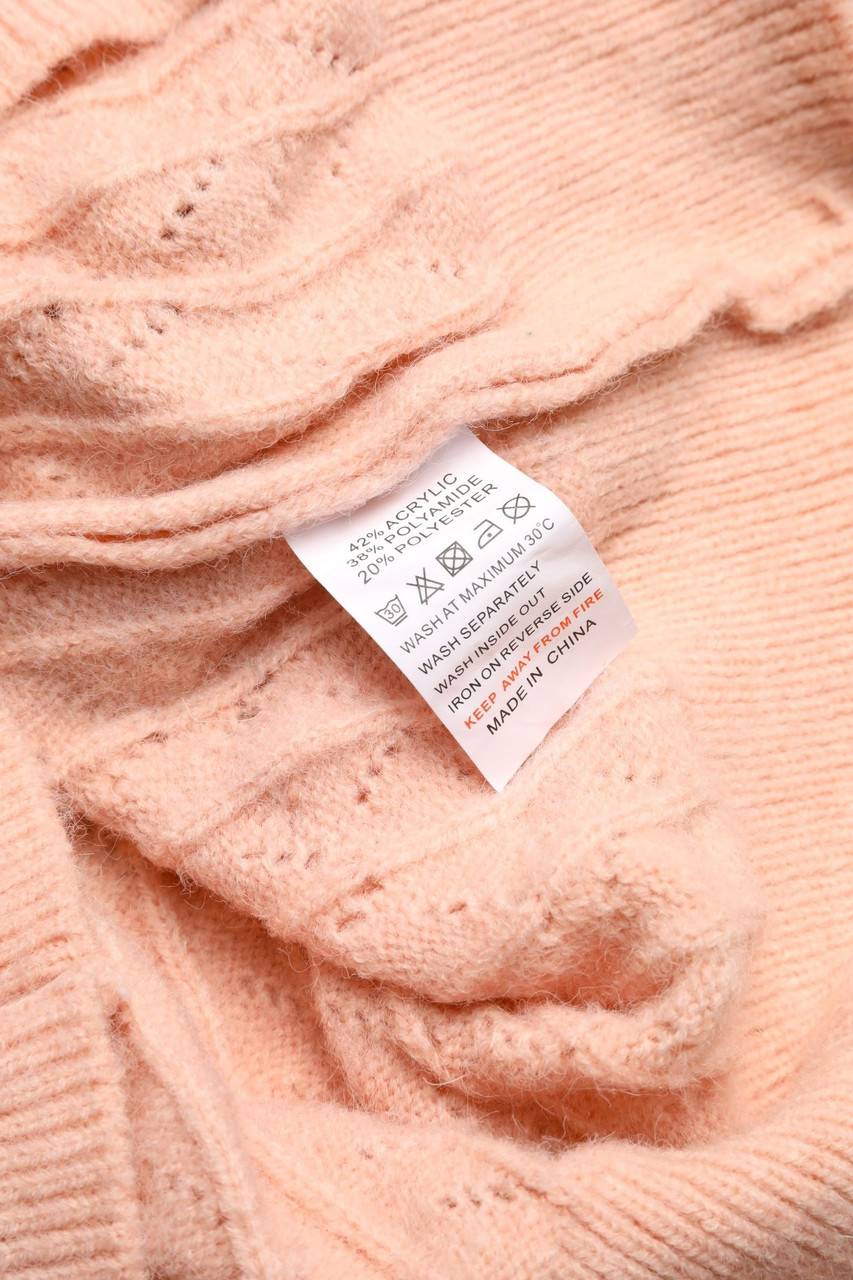 Carou Qed London Strick-Pullover Aus Lochstrick