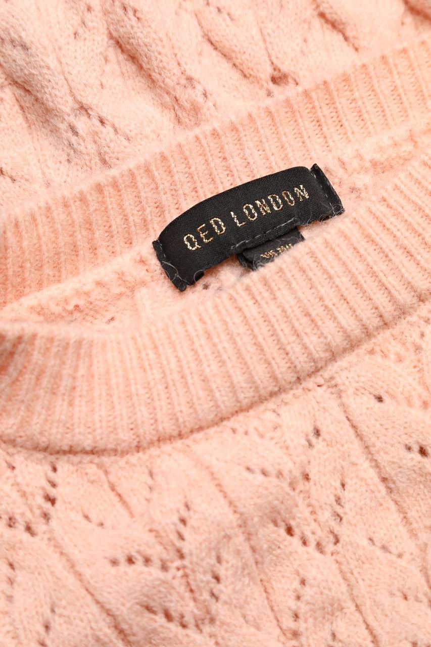 Carou Qed London Strick-Pullover Aus Lochstrick