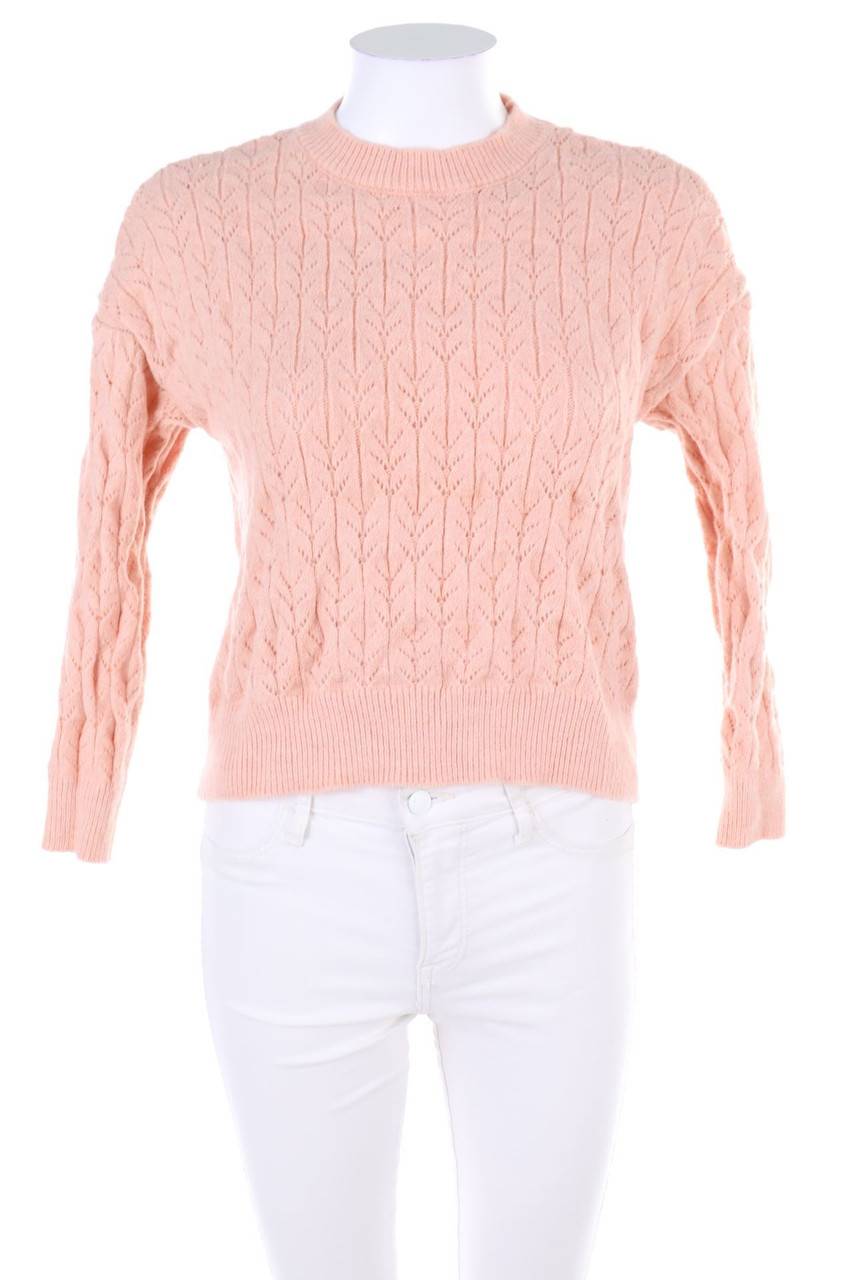 Carou qed london Strick-Pullover aus Lochstrick