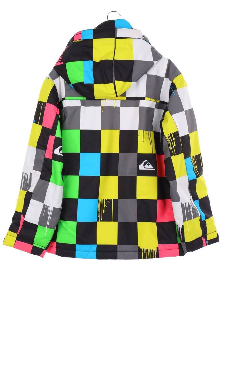 Carou QUIKSILVER Ski-Jacke Mit Karo-Muster