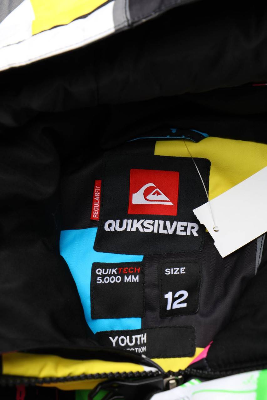 Carou QUIKSILVER Ski-Jacke Mit Karo-Muster