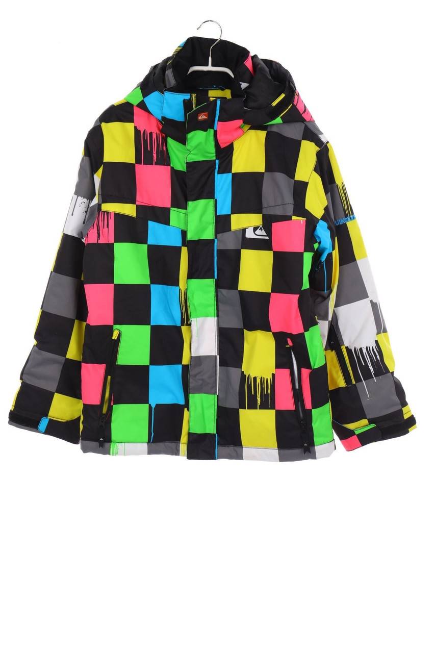 Carou QUIKSILVER Ski-Jacke mit Karo-Muster