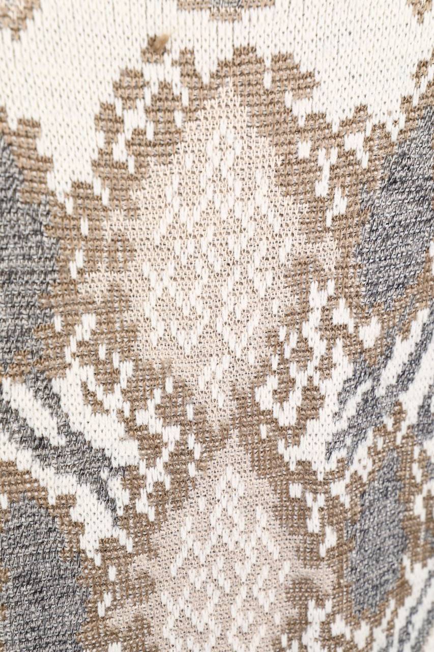 Carou RABE Vintage-Strick-Pullover Mit Schurwolle