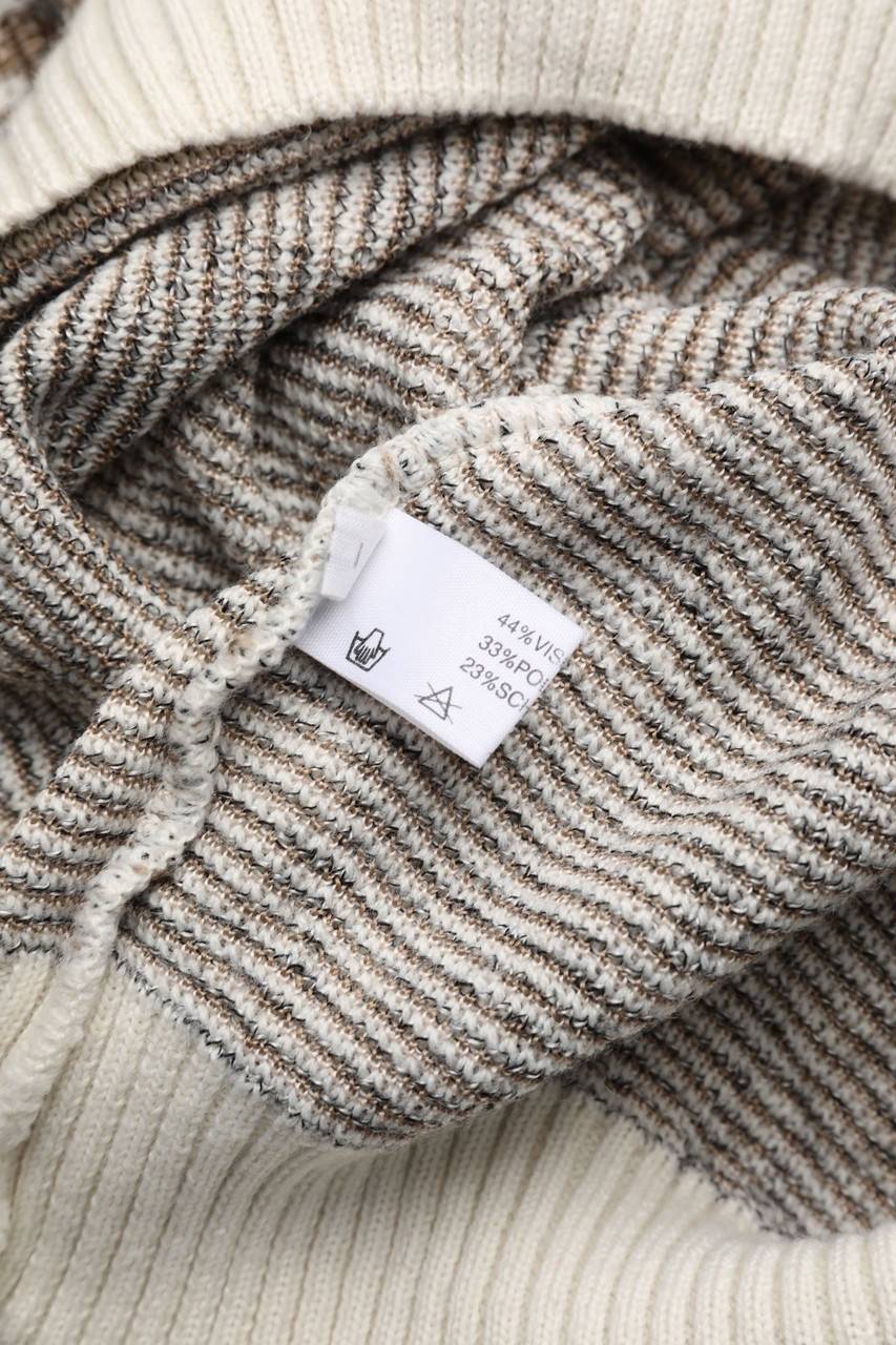 Carou RABE Vintage-Strick-Pullover Mit Schurwolle