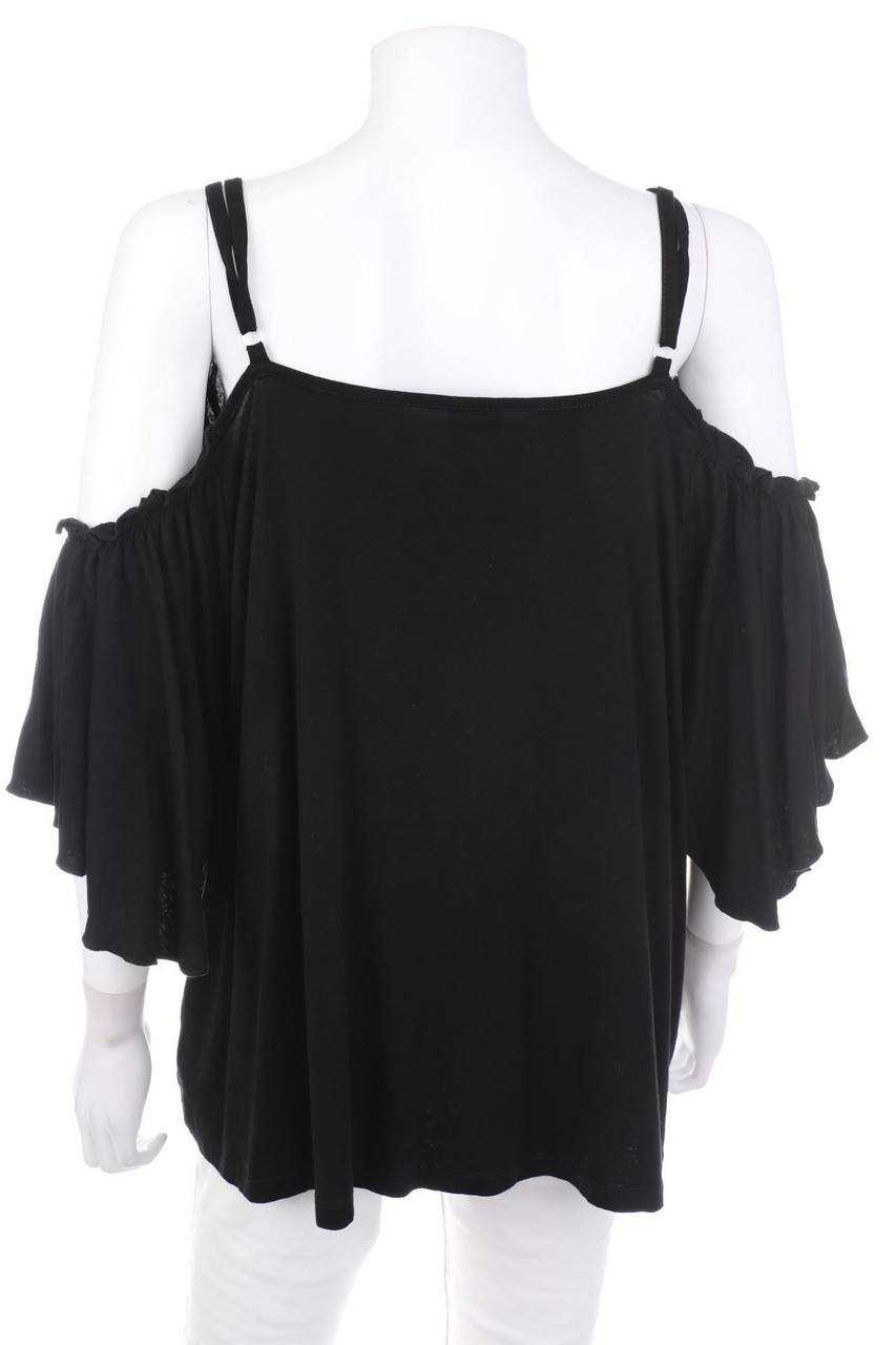 Carou RAINBOW Cold-Shoulder-Bluse Mit Blumen-Print