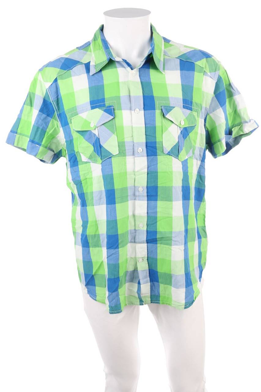 Carou RAINBOW Kurzarm-Hemd mit Karo-Muster