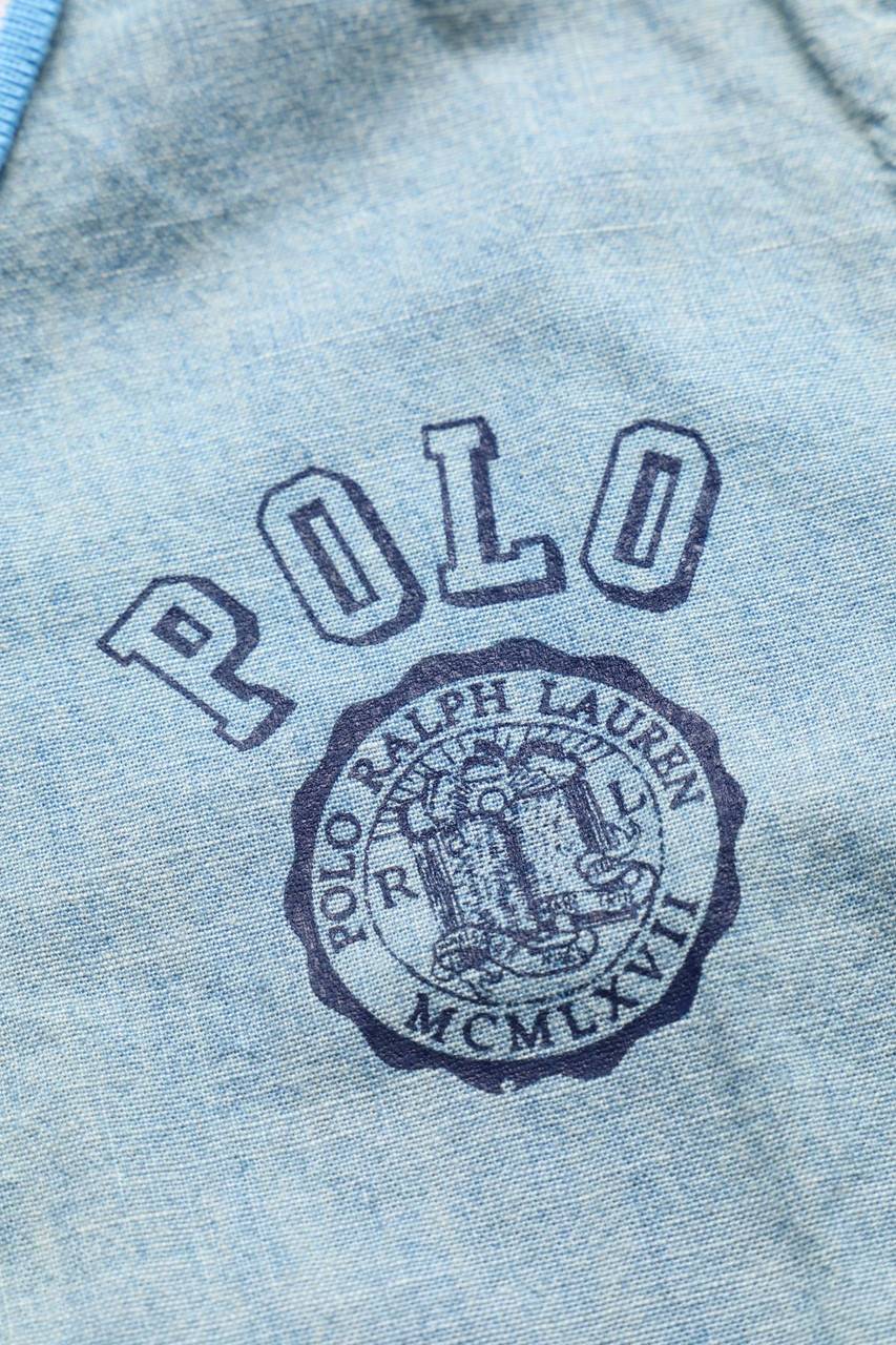 Carou RALPH LAUREN Baumwoll-Hemd In Denim-Optik