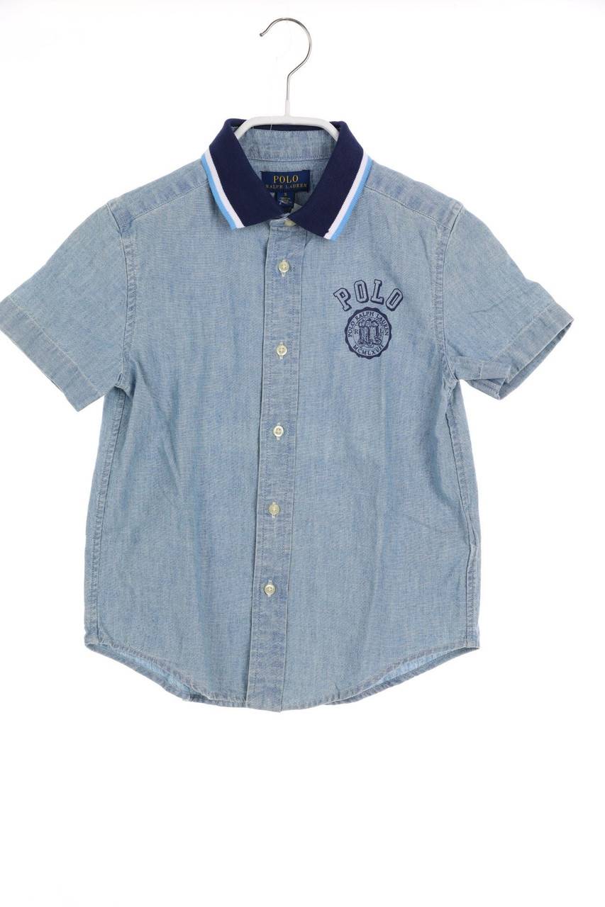 Carou RALPH LAUREN Baumwoll-Hemd in Denim-Optik